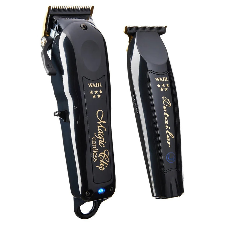 Wahl Barber Combo Set: Clipper, Trimmer, Shaver, Accessories