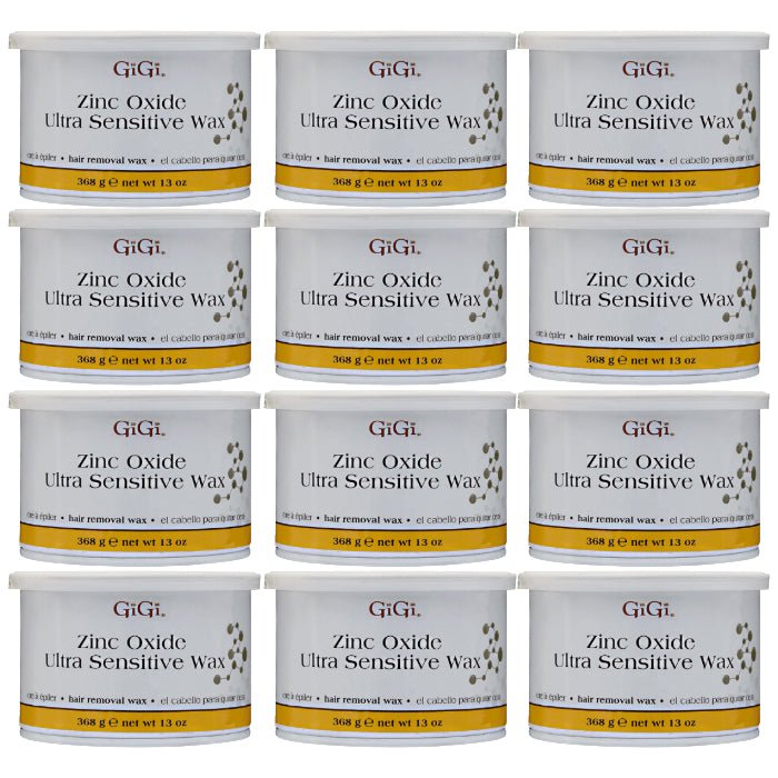 GiGi Zinc Oxide Ultra Sensitive Wax - 13 Oz - 1Pcs OR 3Pcs OR 12Pcs