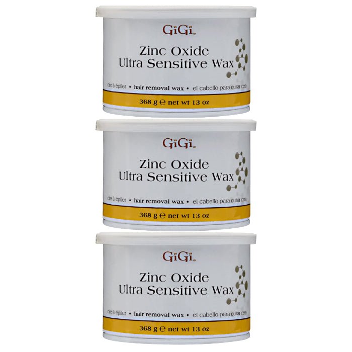 GiGi Zinc Oxide Ultra Sensitive Wax - 13 Oz - 1Pcs OR 3Pcs OR 12Pcs