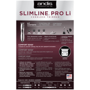 Andis Slimline Pro Li T-Blade Trimmer Chrome #32400