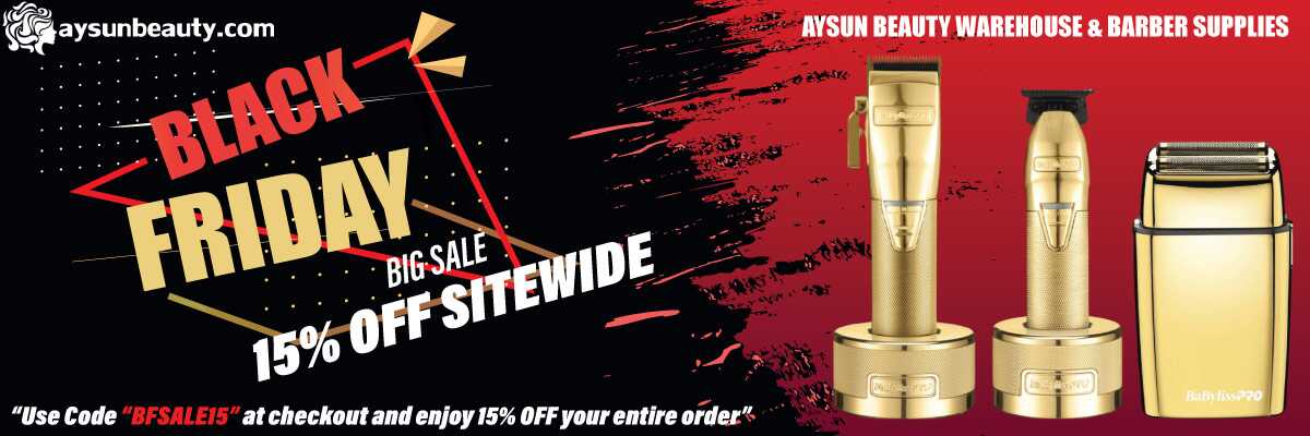 aysun beauty warehouse and barber supplies black friday 15% off sitewide big sale