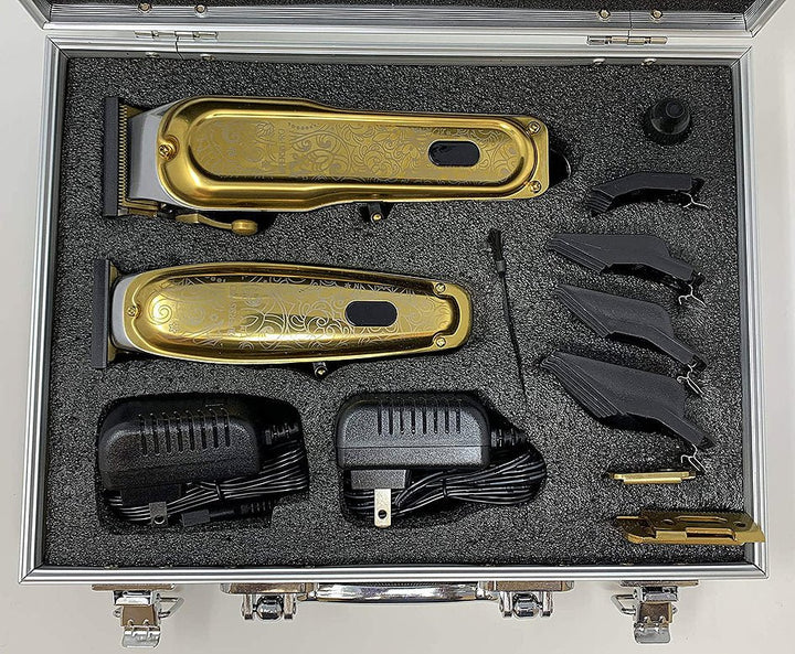 XPERSIS Pro All Metal Cordless Clipper & Trimmer Bundle kit