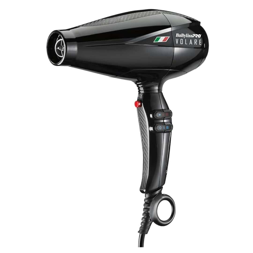 BaBylissPRO Nano Titanium Volare V1 Full-Size Dryer Ferrari-Designed Engine Black