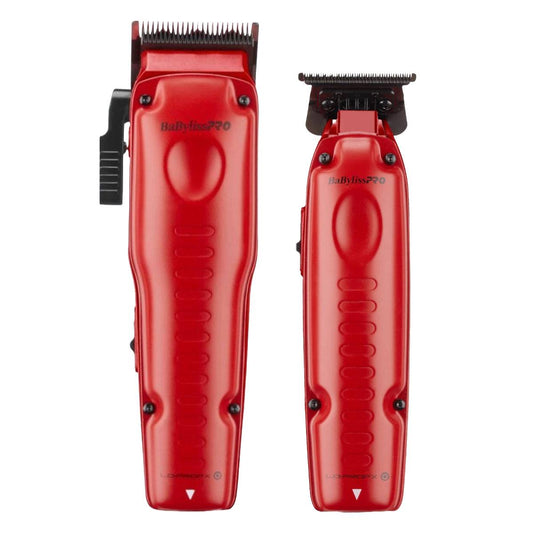 BaBylissPRO FXONE LO - PROFX Matte Red Clipper FX829MR OR Trimmer FX729MR OR Together Bundle Set