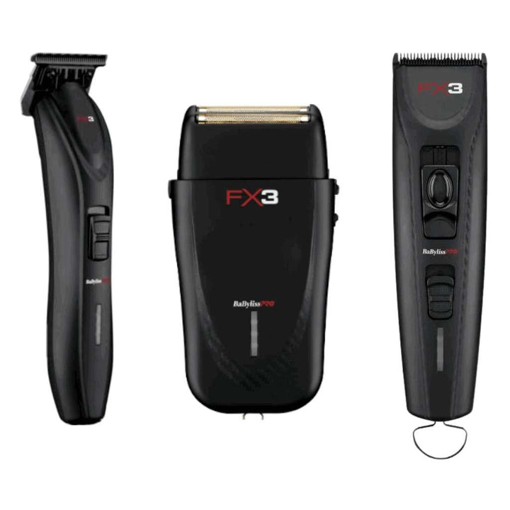 BaByliss PRO FX3 Black Collection Combo Set Cord/Cordless