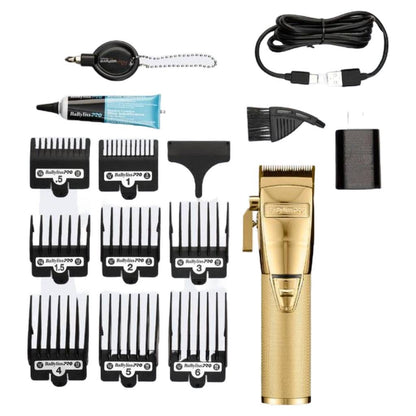 BaBylissPRO GOLDFX+ All - Metal Lithium Clipper #FX870NG