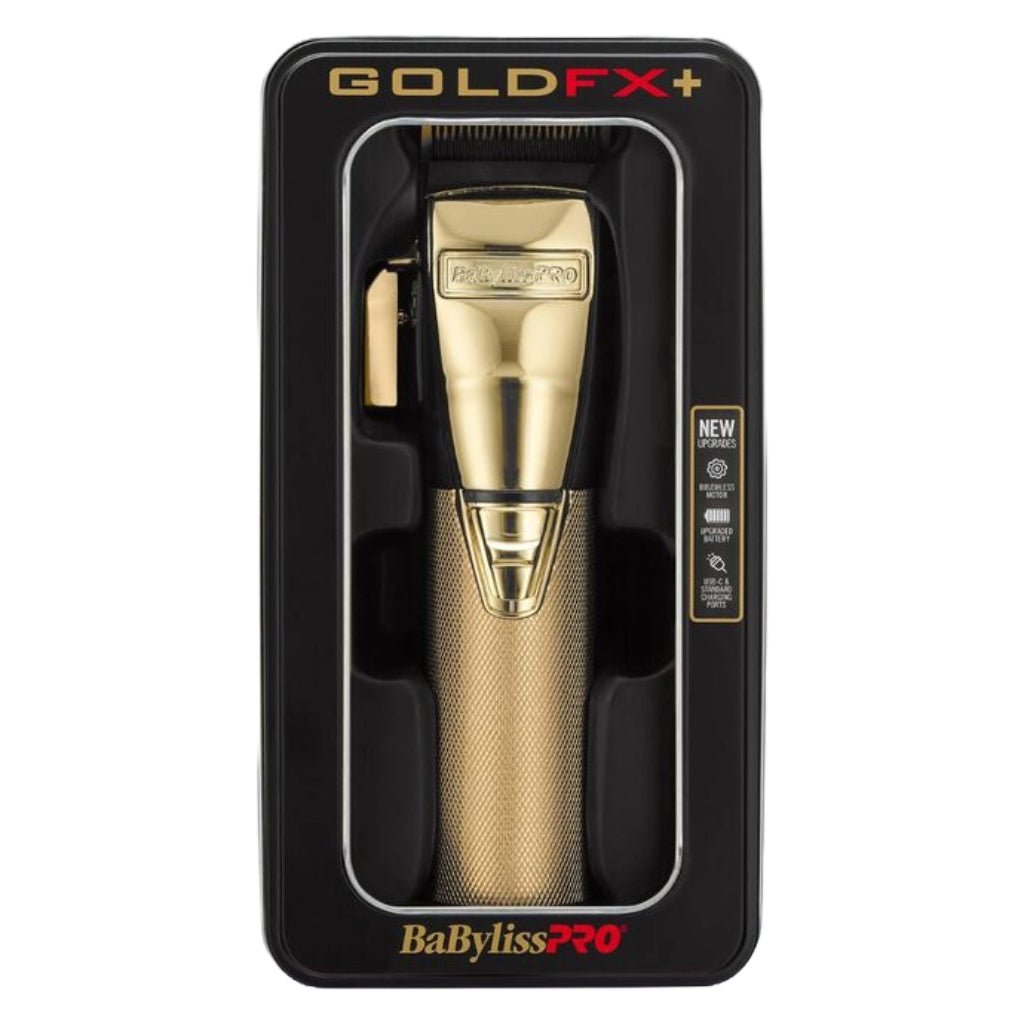 BaBylissPRO GOLDFX+ All - Metal Lithium Clipper #FX870NG