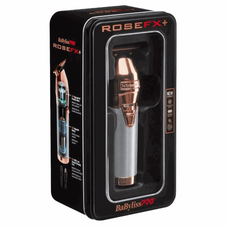 BaBylissPRO Barberology ROSEFX+ All - metal Lithium Outlining Trimmer #FX787NRG