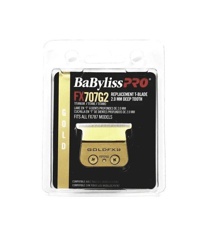 BaBylissPRO Gold Titanium Deep Tooth T - Blade FX707G2