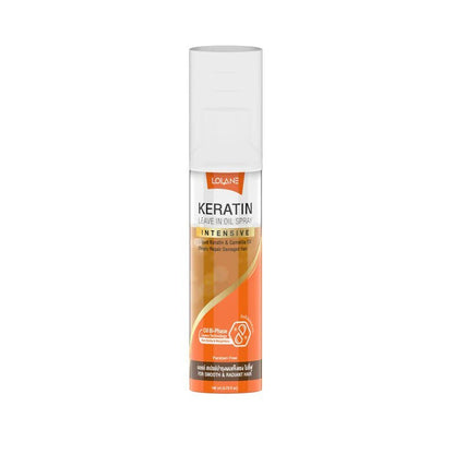 LOLANE Keratin Oil Spray, Heat Protection & Hair Repair Mask