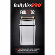 BaBylissPRO FoilFX Cordless Metal Double Foil Shaver (Silver) #FXFS2