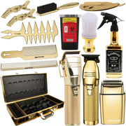 BaBylissPRO Gold Clipper Trimmer Shaver accessories Set