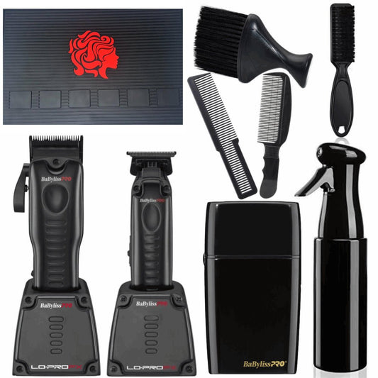 BaBylissPRO Lo-Profx Clipper, Trimmer & Accessories Set