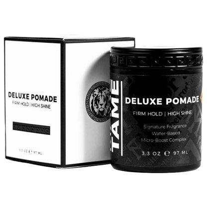 Mane Tame Deluxe Pomade 3.3oz Firm Hold and High Shine 