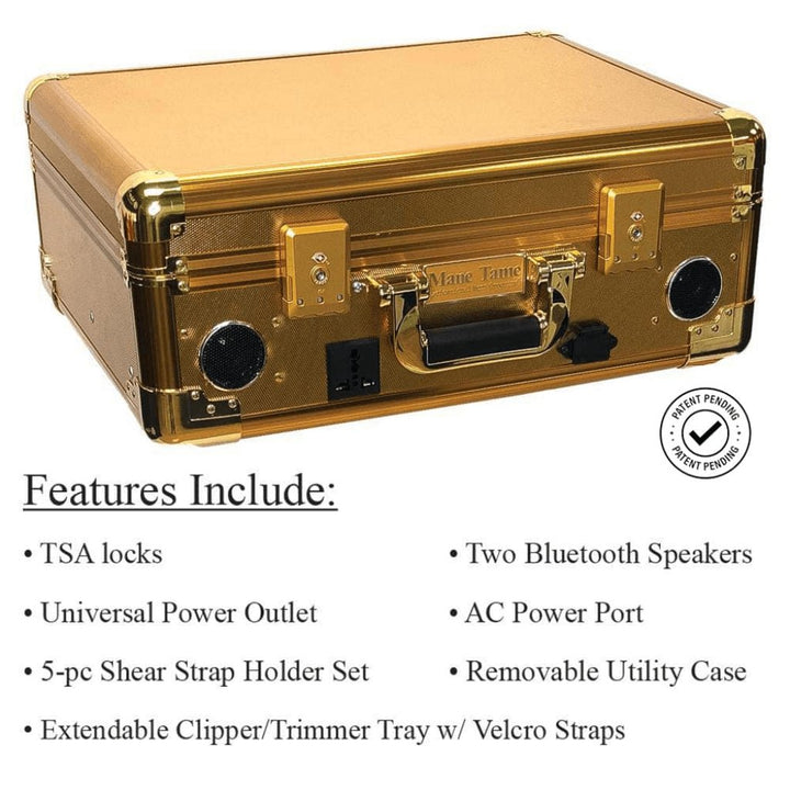 Mane Tame Executive Barber Case – Gold