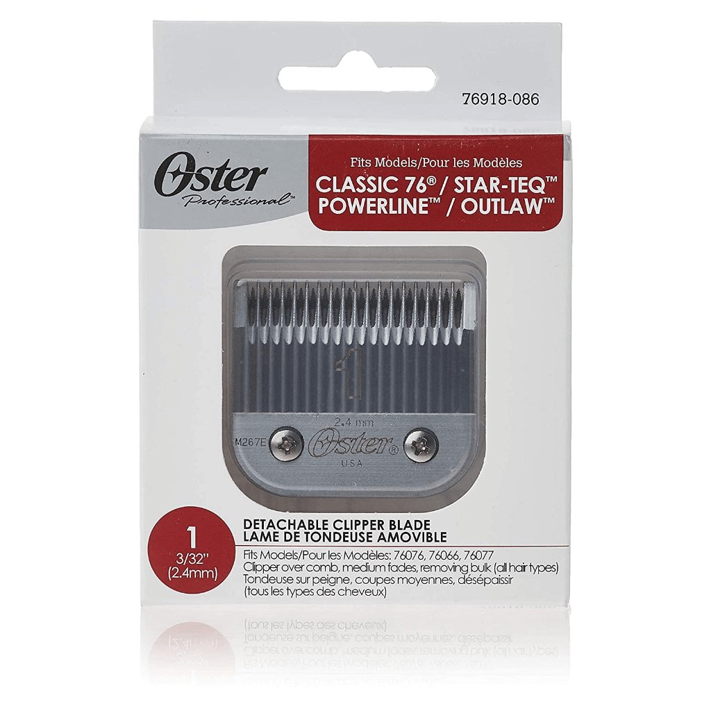 Oster Professional Replacement Blade for Classic 76 Size 1 (3/32" 2.4mm) 76918 - 086