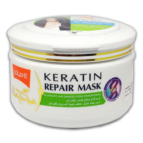 LOLANE Keratin Oil Spray, Heat Protection & Hair Repair Mask