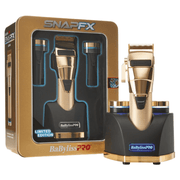 BaBylissPRO Limited Edition Gold Snapfx Clipper With Snap In/out Dual Lithium Battery System #FX890GI