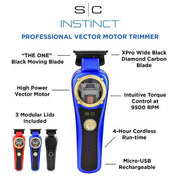 StyleCraft Instinct Cordless Clipper & Trimmer Bundle Set
