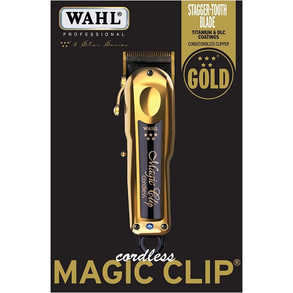 Wahl Professional 5 Star Cordless Magic Clip Gold #08148 - 700