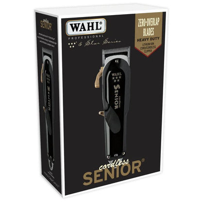 Wahl Professional 5 - Star Series Cord/Cordless Senior 08504 - 400 & Detailer LI Trimmer 08171 Barber Kit