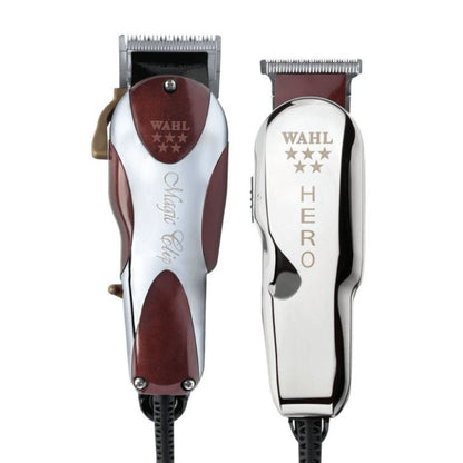 Wahl Professional 5 Star Series Magic Clip 08451 & Hero Trimmer 08991 Bundle Set