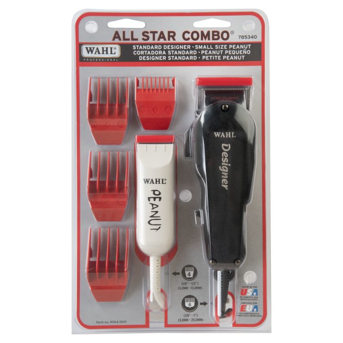 Wahl Professional All Star Combo Designer & Classic Peanut 08331 Combo Set