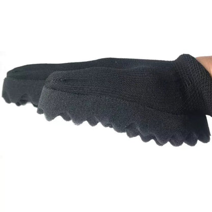 Double Side Sponge Glove Hair Twisting Curl Tool Brush - 1Pc