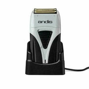 Andis Barber Combo Clipper & Trimmer #66325 & Cordless Titanium Profoil Shaver TS-2 #17200 + Water Spray + Fade Brush + Neck Duster + Straight Edge Razor Combo Set