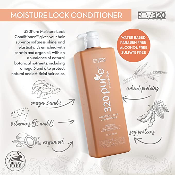 REV320 Pure Moisture lock conditioner 32 Oz