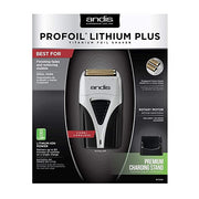 Andis Professional Corded GTX T-Outliner Trimmer #04775 & Cordless Titanium Foil Shaver TS-2 #17200 + Fade Brush Combo Set