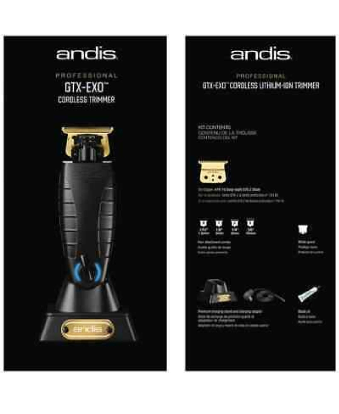 Andis GTX - EXO Cordless Li Trimmer With Charging Stand 74150