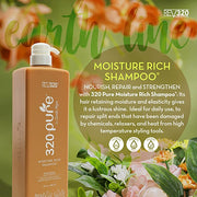 REV320 Pure Moisture Rich Shampoo 32oz