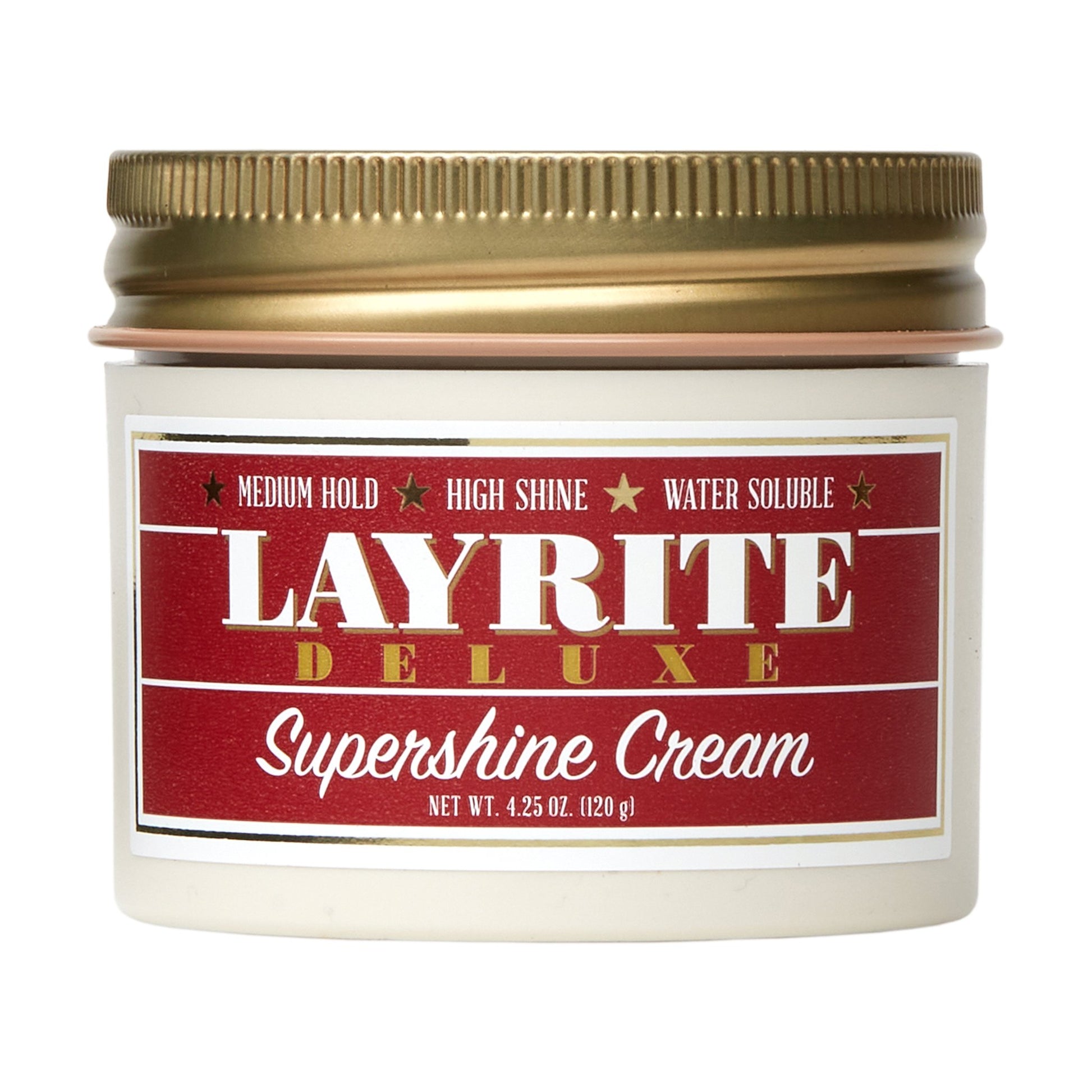 Layrite Deluxe Supershine Cream – High Shine, Medium Hold