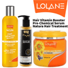 LOLANE Hair Care combo set, Hair Vitamin Booster & Pre-Chemical Serum & Natura Hair Treatment