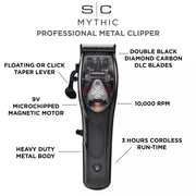 Stylecraft Professional Magnetic Mythic Microchipped Clipper #SCMMCB