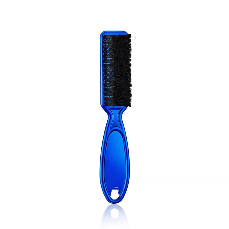 Soft Bristles Clipper Brush Barber Sikn Fade Brush Blade Comb Scissors  Cleaning