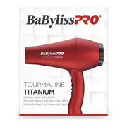 BaBylissPRO Tourmaline Titanium 3000 Hair Dryer, Red #BTT5585