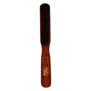 3 Pcs Dark Stag professional Fade Brush wood Soft Bristles Barber Salon Beard Brush