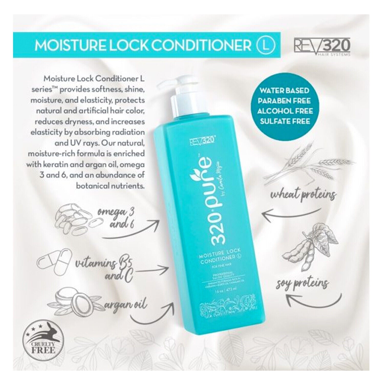 REV320 PURE MOISTURE LOCK CONDITIONER® 16 oz (L - Series)