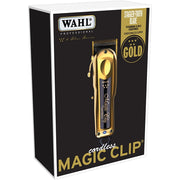 Wahl Professional 5 Star Series Cordless Magic Clip Gold & Cordless Detailer Li Gold + Free Gifts Combo Set